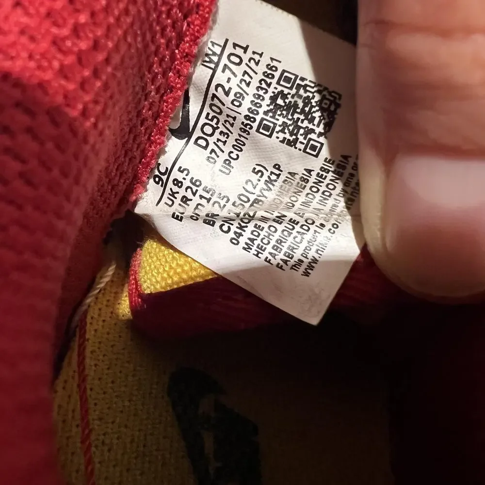 Nike Air Force 1 LV8 Shoes Youth 9C Chinese New Year Toddler DQ5072-701